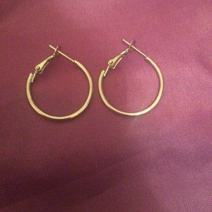 Small Silver Hoop Earrings